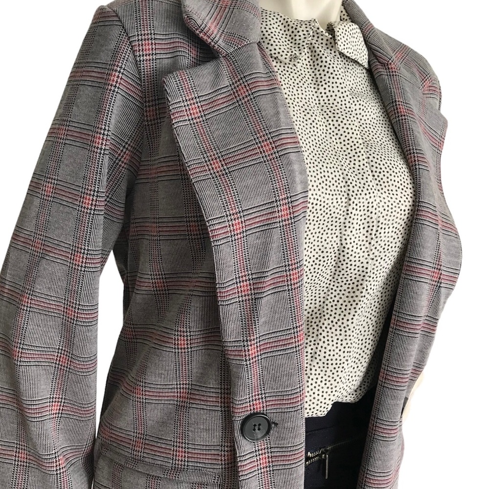 Spring plaid coat - Picture 2 of 2